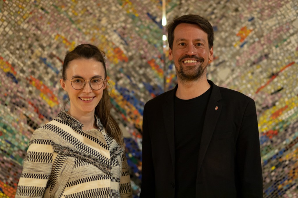 Ausschussvorsitzende GRin Theresa Schromm & GV Christoph Walch